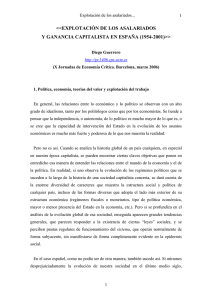 La explotación del trabajo en España