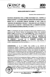 Page 1 3), )DNCP DIRECCIÓN NACIONAL DE CONTRAACIONES