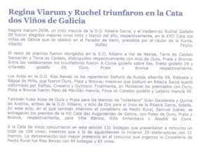 Regina Viarum y Rachel triunfaron en la Cata dos