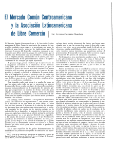 El Mercado Común Centroamericano y la Asociación Latinoamericana