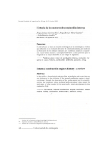 Historia de los motores de combustión interna