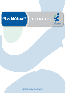 Estatuts La Mútua 2015