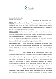 Resolución Nº 599/2016. - Fiscalía General de la Nación