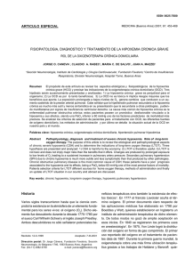 FISIOPATOLOGIA, DIAGNOSTICO Y TRATAMIENTO DE LA