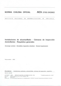 NCh2702_Cámaras de Inspección Domiciliarias