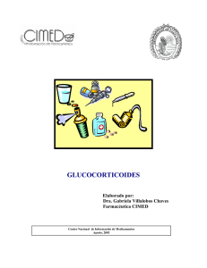 Glucocorticoides - Sibdi - Universidad de Costa Rica