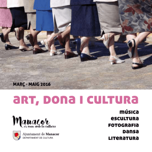 art, dona i cultura - Ajuntament de Manacor