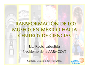 transformación de los museos en méxico hacia centros de ciencias