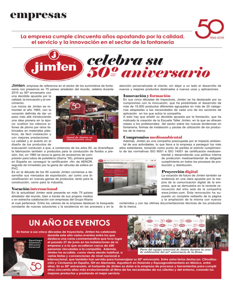 Celebra Su 50º Aniversario