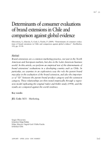 Determinants of consumer evaluations of brand extensions in