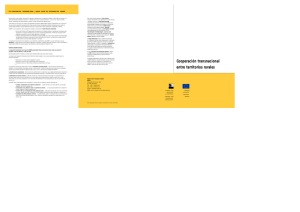 Cooperación transnacional entre territorios rurales