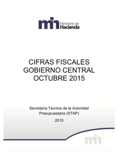 STAP: Cifras Fiscales - Ministerio de Hacienda