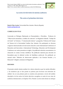Las series de televisión de máxima audiencia The series of
