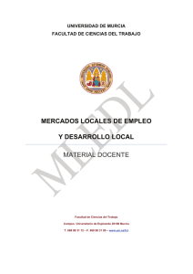mercados locales de empleo y desarrollo local - OCW