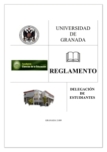 REGLAMENTO - Facultad de Ciencias de la Educación