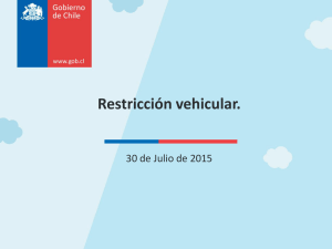 Restricción vehicular.