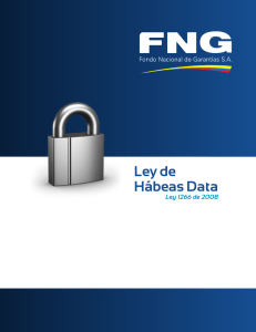Manual Habeas Data - Fondo Nacional de Garantías