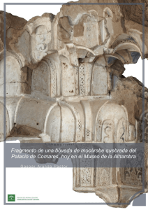 Fragmento de una bóveda de mocárabe quebrada del Palacio de