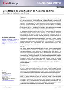 Metodología de Clasificación de Acciones en