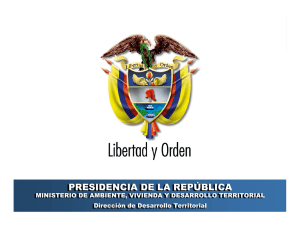 Ministerio de Ambiente, Vivienda y Desarrollo Territorial