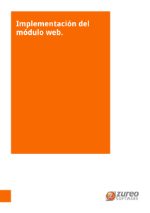 Implementación del módulo web.