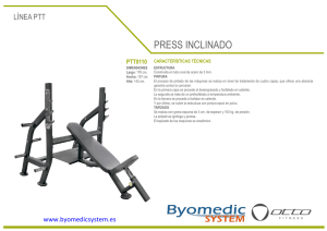 press inclinado - ByoMedic System