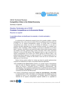 Competitive Cities in the Global Economy (Summary in Spanish)
