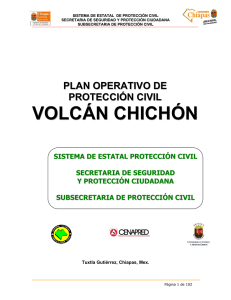 volcán chichó nn - Secretaría de Protección Civil