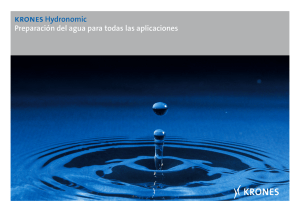 krones Hydronomic Preparación del agua para todas las aplicaciones