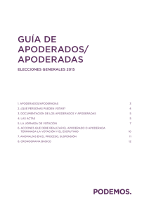 GUÍA DE APODERADOS/ APODERADAS