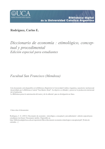Diccionario de economía : etimológico