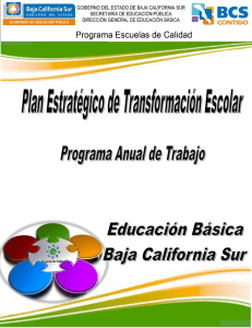 Plan Estratégico de Transformación Escolar