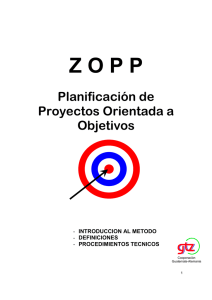 ZOPP - Planificación de proyectos orientada a objetivos
