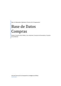 Base de Datos Compras