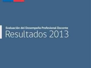 Resultados Evaluación 2013