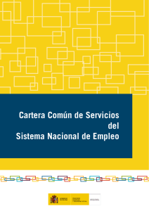 Cartera Com&uacute;n de Servicios del Sistema Nacional de Empleo