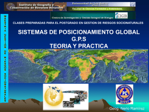 SISTEMAS DE POSICIONAMIENTO GLOBAL G.P.S TEORIA Y