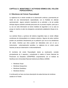 CAPÍTULO 2. MONITOREO Y ACTIVIDAD SÍSMICA DEL VOLCÁN