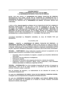 convenio marco entre la universidad nacional de colombia y la