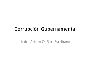 Corrupción Gubernamental