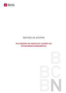 mesura de govern - Ajuntament de Barcelona