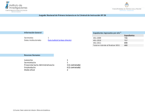 Juzgado Nacional de Primera Instancia en lo Criminal de