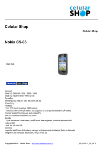 Nokia C5-03 - Celular Shop