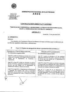 Page 1 ADMINISTRACION NACIONAL DE ELECTRCIDAD