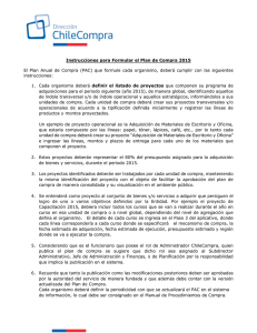 Instrucciones PAC 2015 - ChileCompra Formacion