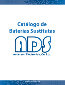 Catálogo Baterías Anderson® y Multiplier