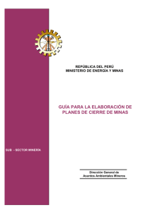1. Carátula Cierre - Ministerio de Energía y Minas