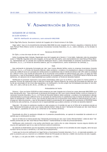 V. Administraci&oacute;n de Justicia - Gobierno del principado de Asturias