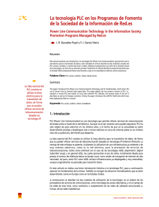 La tecnología PLC en los Programas de Fomento de la