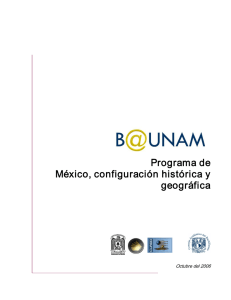 Programa de México, configuración histórica y - DGIRE